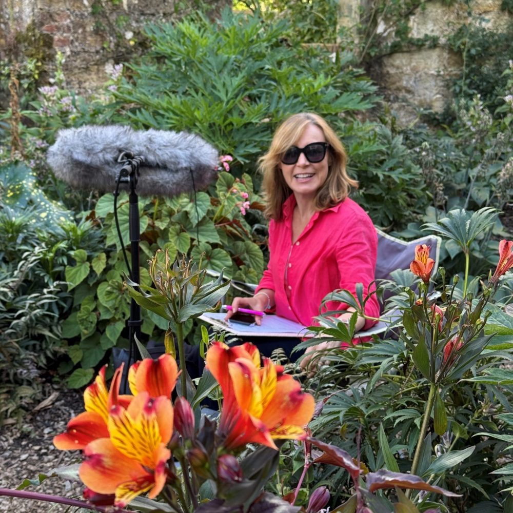 Sian Williams at Scotney Castle 9.9.25 - NT photo